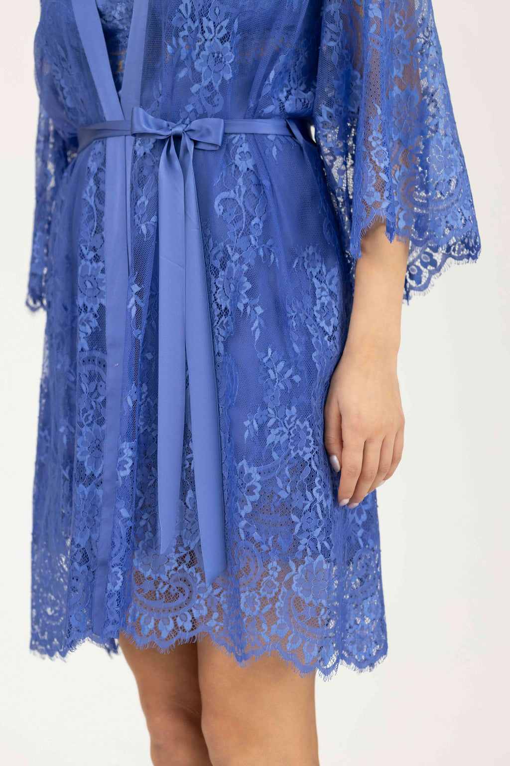 Hailey Love Short Lace Robe