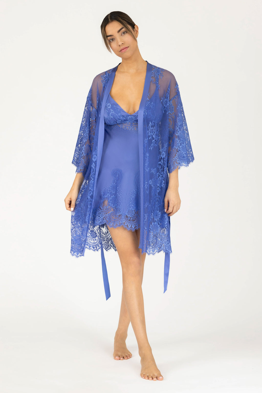 Hailey Love Short Lace Robe