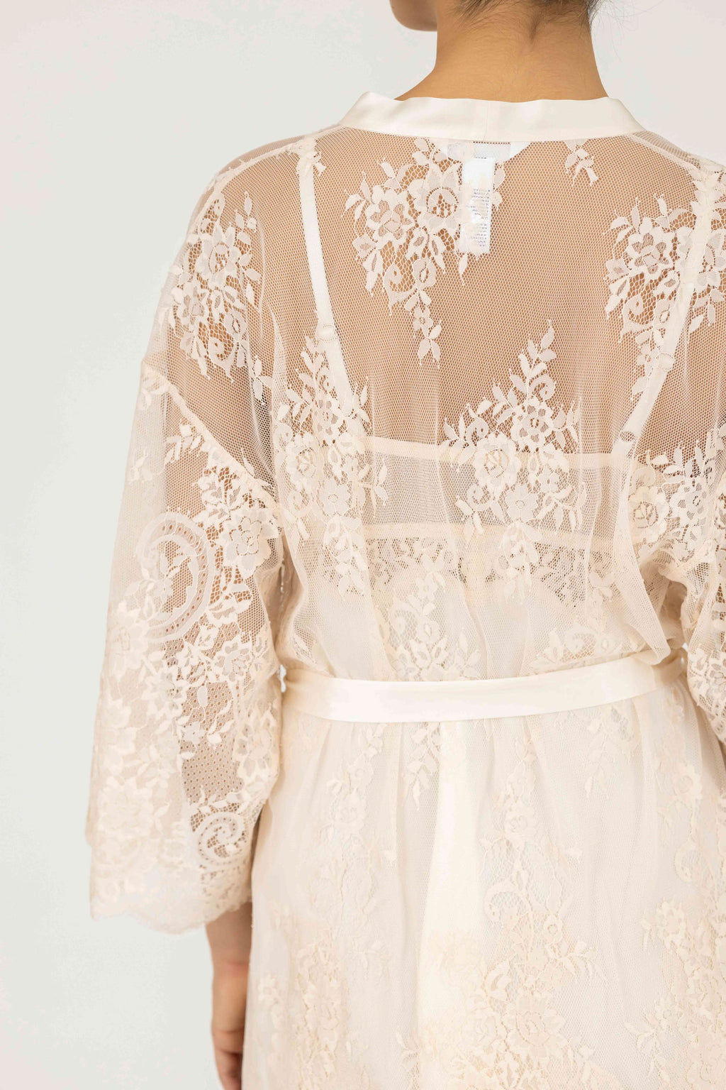 Hailey Love Short Lace Robe