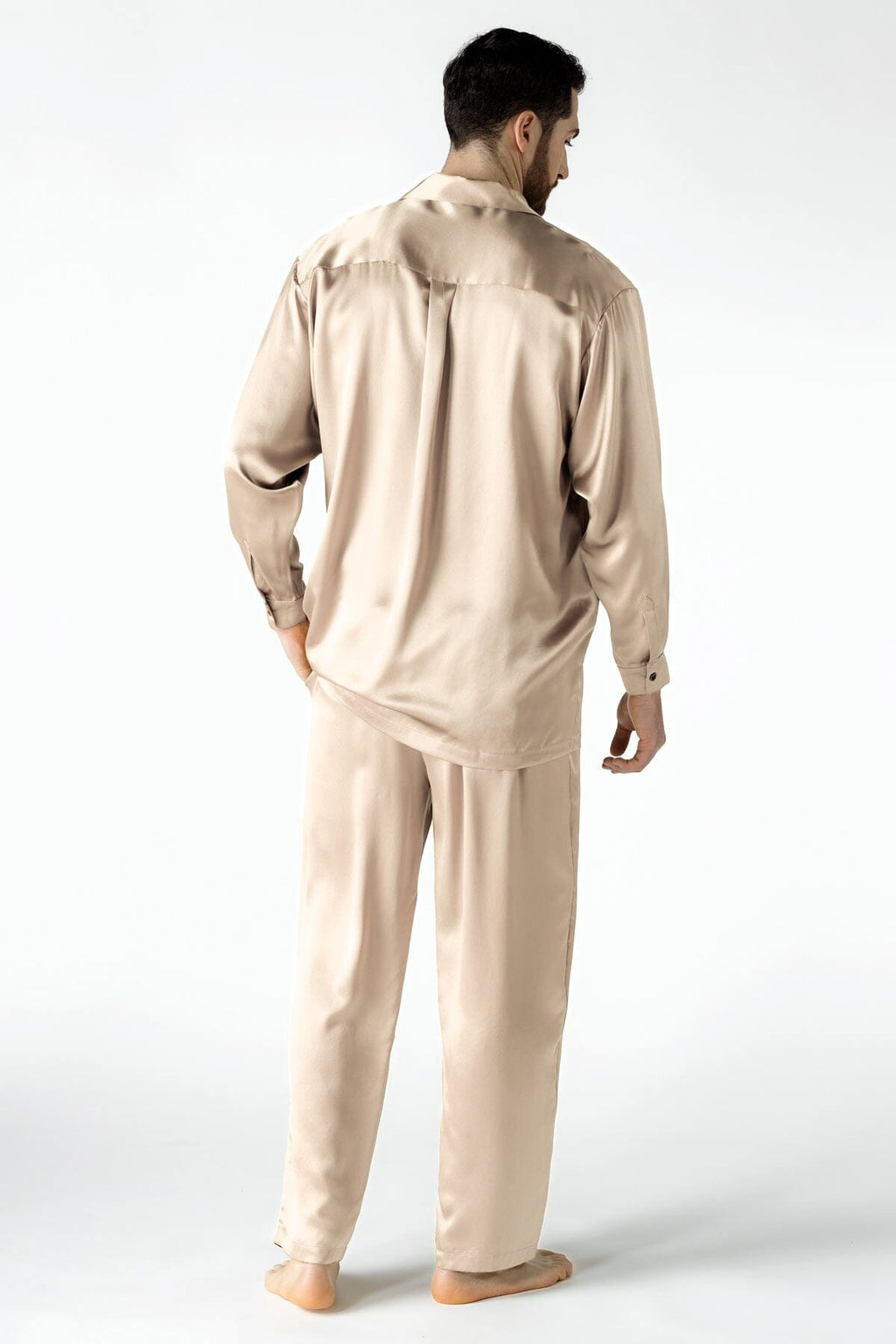 NK IMODE Men Silk Shirt