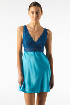 Morgan Iconic Bust-Support Silk Chemise
