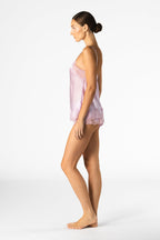 Morgan Lace Spaghetti Silk Camisole