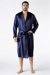 NK IMODE Men Silk Robe