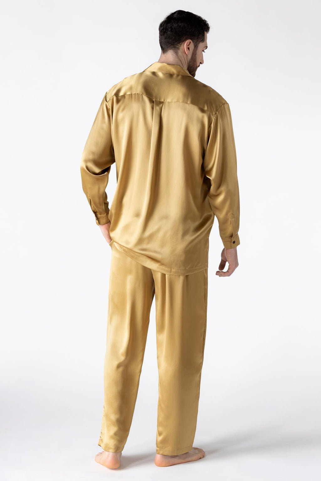 NK IMODE Men Silk Shirt