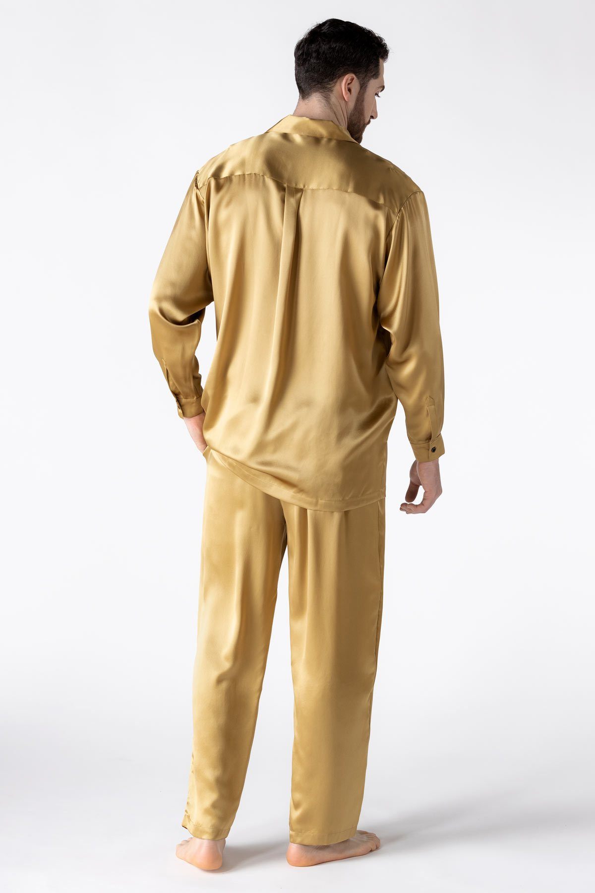 NK IMODE Men Silk Shirt
