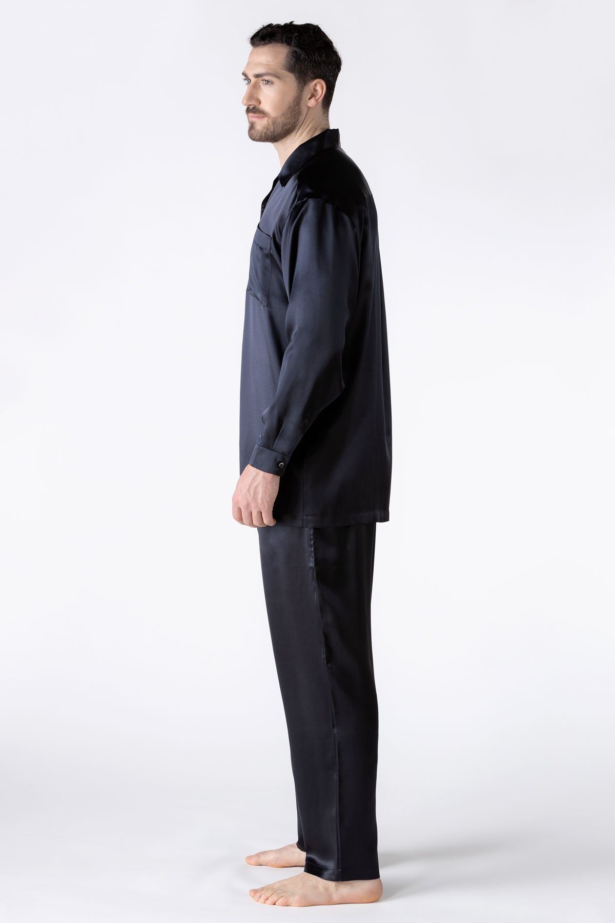 NK IMODE Men Silk Shirt