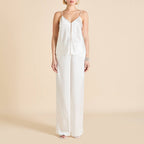 Blair Ivory Camisole Set in Silk Satin
