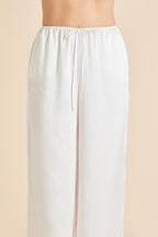 Blair Ivory Camisole Set in Silk Satin