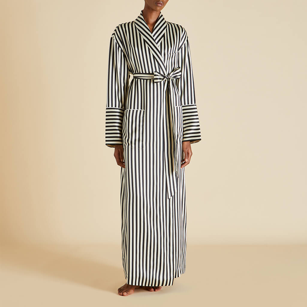 Capability Nika Robe in Silk Satin