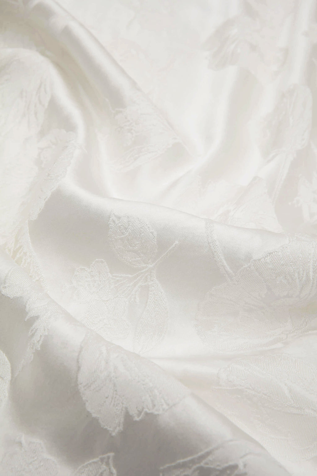 Etta Liliana Ivory Floral Camisole Set in Silk Jacquard