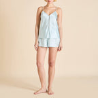 Etta Powder Blue Camisole Set in Silk Satin