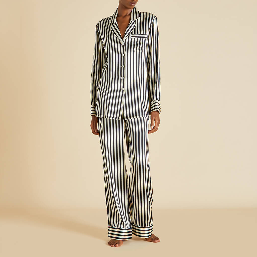 Lila Nika Pajamas in Silk Satin