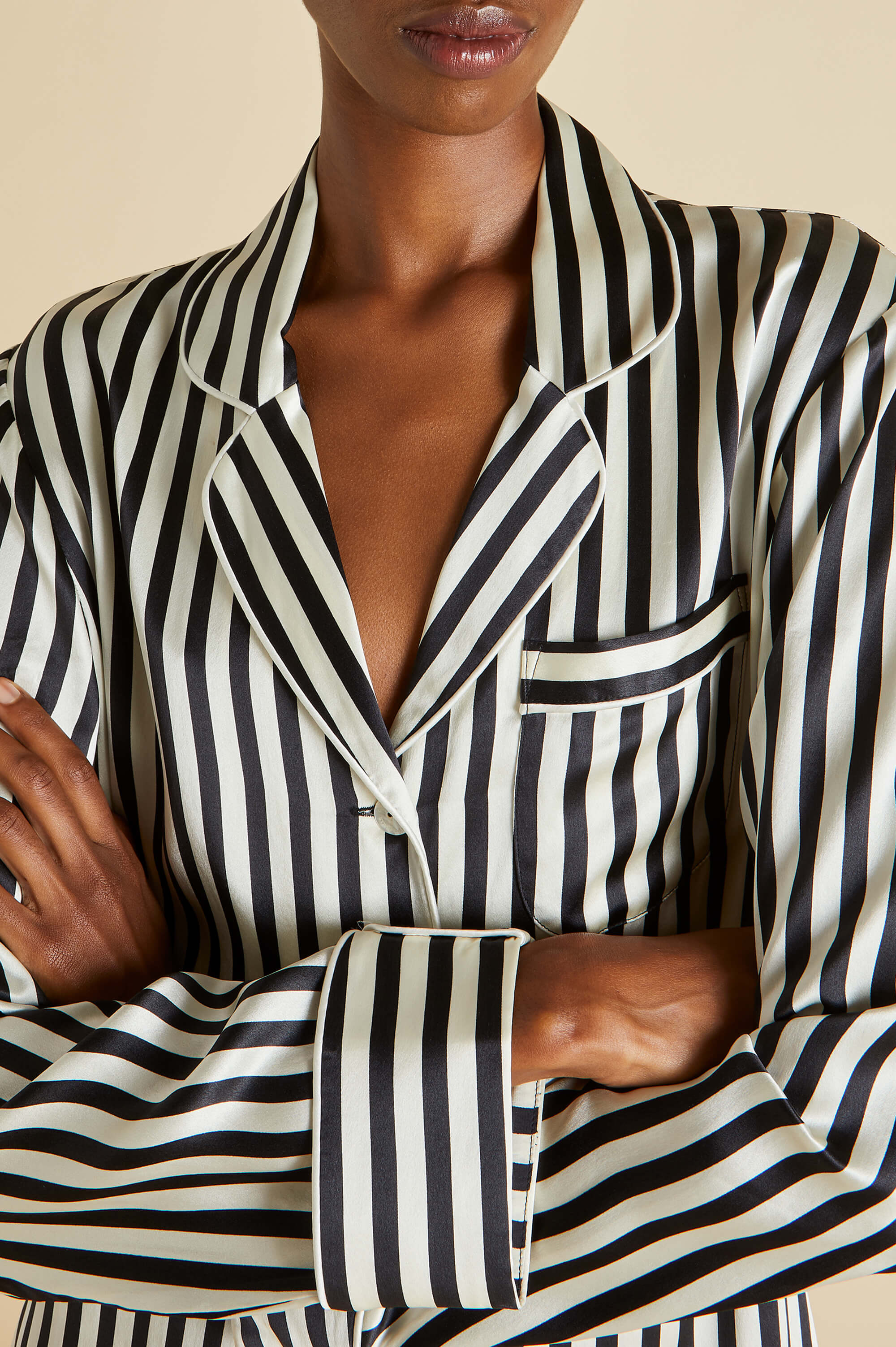 Lila Nika Pajamas in Silk Satin