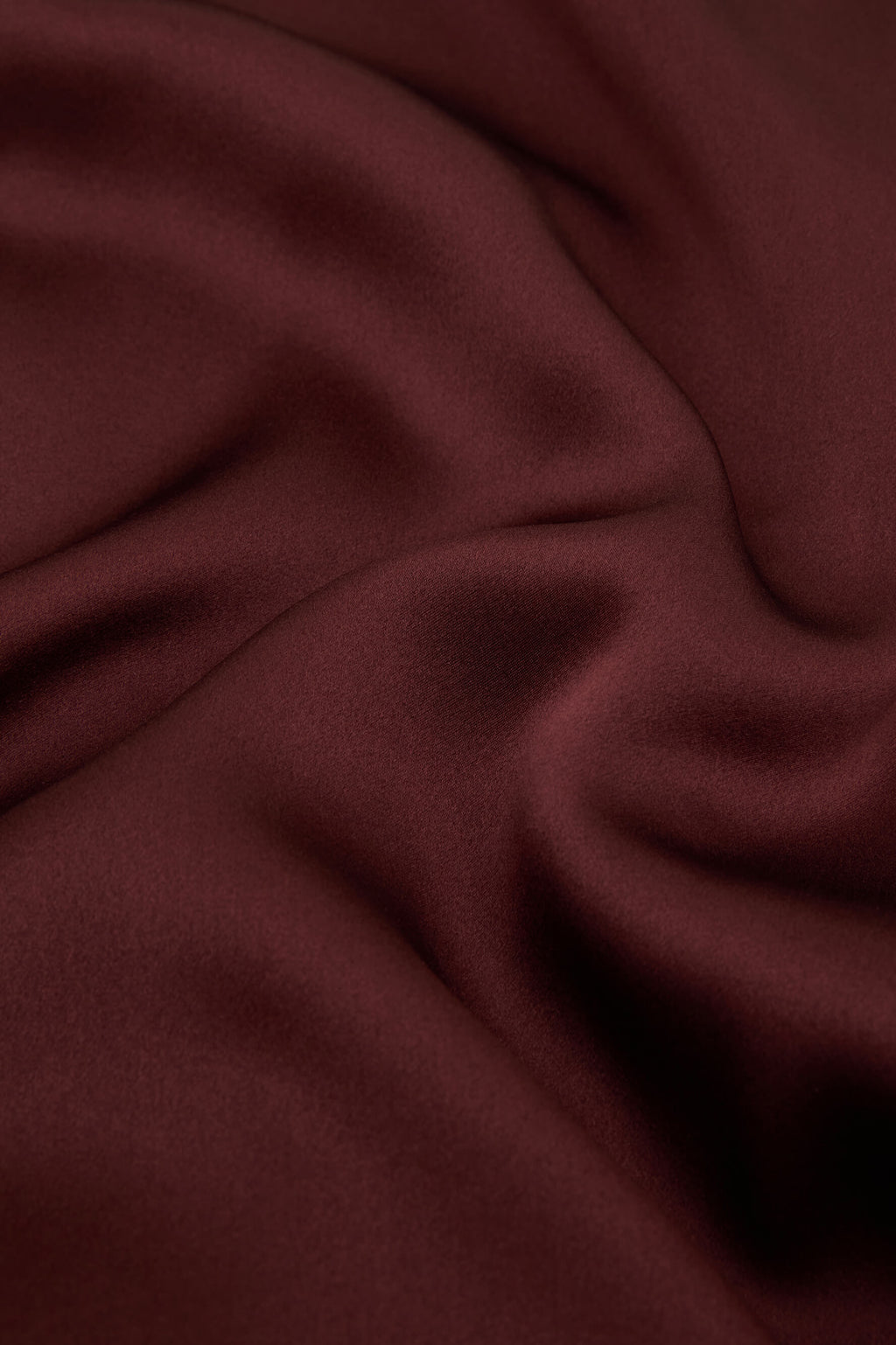 Tilda Bordeaux Burgundy Pajamas in Silk Satin