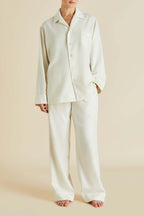 Vanderbilt Aspen Ivory Pajamas in Cashmere