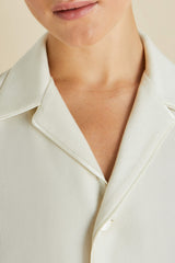 Vanderbilt Aspen Ivory Pajamas in Cashmere