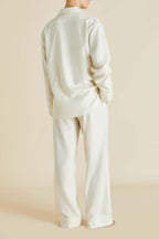 Vanderbilt Aspen Ivory Pajamas in Cashmere