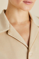 Vanderbilt Muscat Beige Pajamas in Cashmere