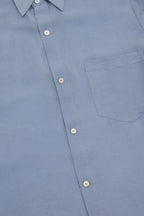 Kick Fog Blue Pajamas in Linen-Silk