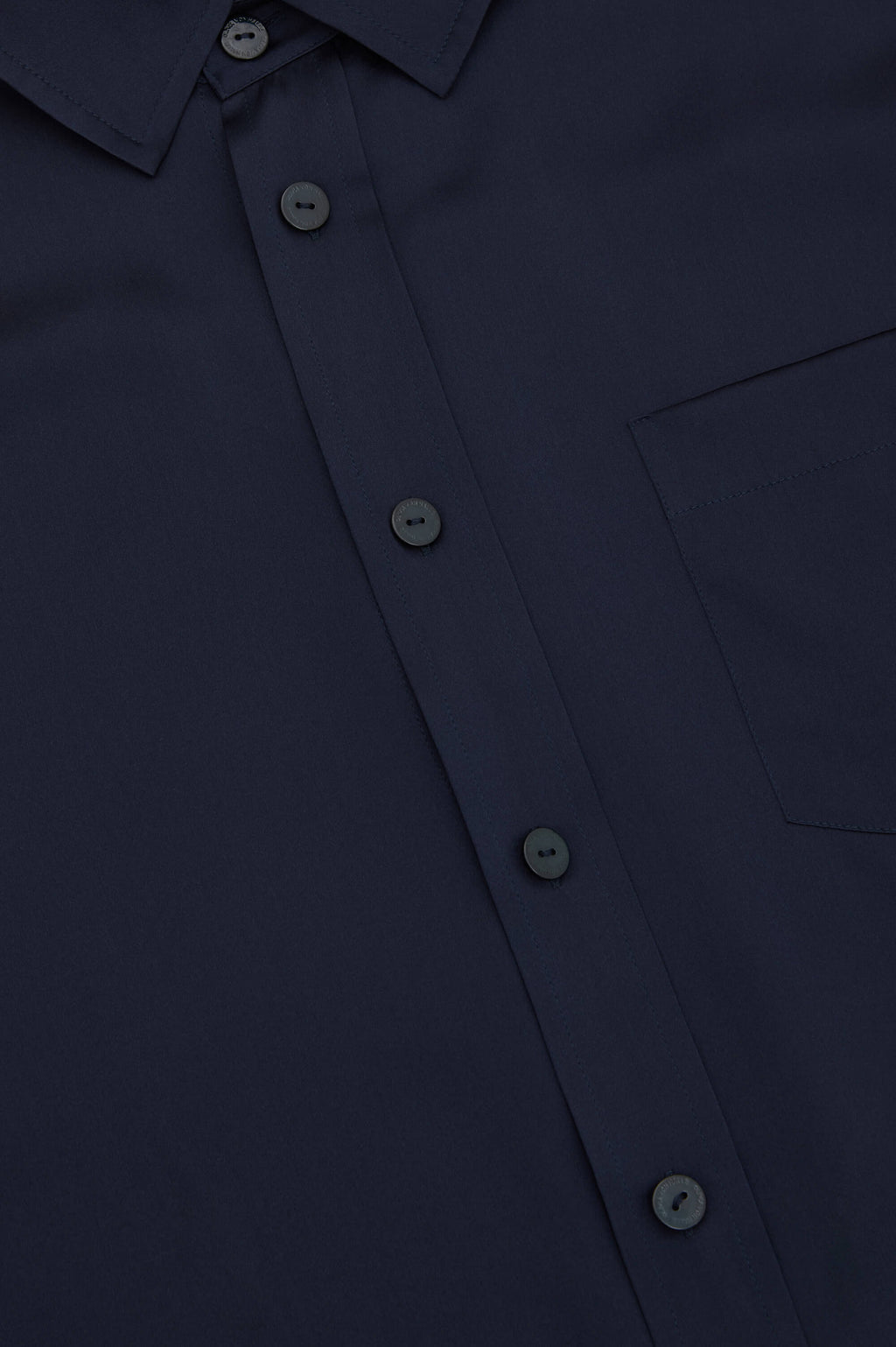Lita Navy Pajamas in Silk Satin