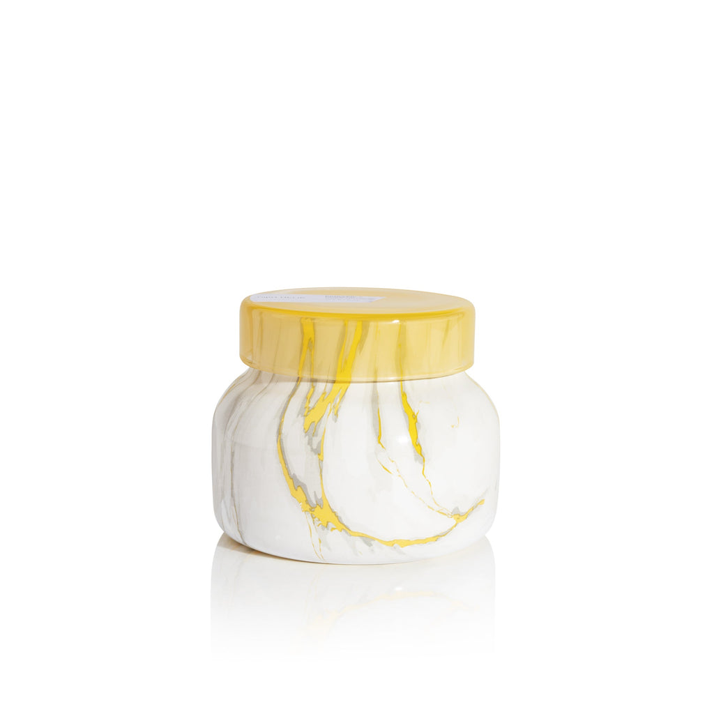 Pineapple Flower Modern Marble Petite Candle