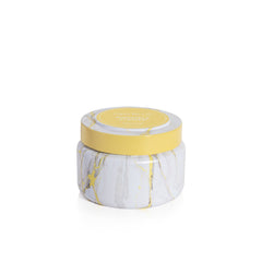 Pineapple Flower Modern Marble Printed Travel Tin Candle