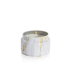 Pineapple Flower Modern Marble Printed Travel Tin Candle