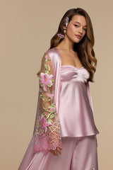 B21 Pink Silk Camisole Top