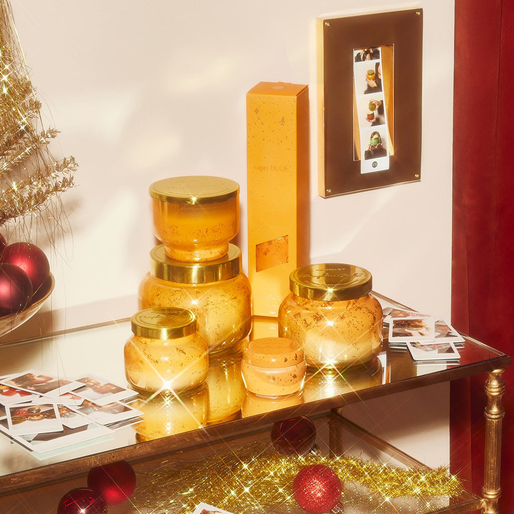 Pumpkin Dulce Glimmer Inverted Candle