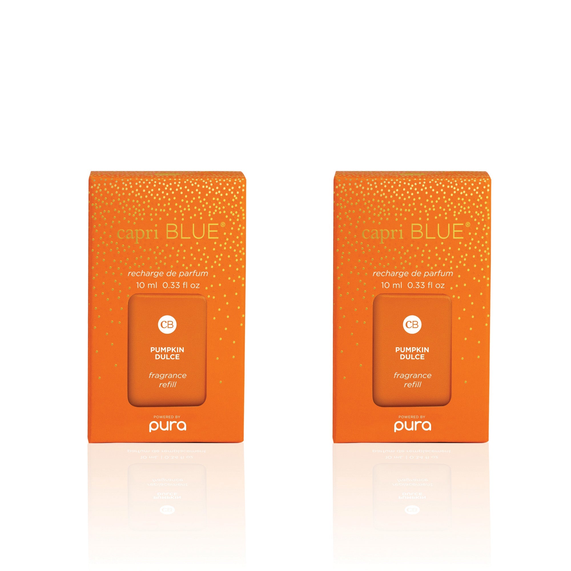 CB + PURA Diffuser Refill 2-Pack Bundle, Pumpkin Dulce