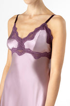 Raquel Feminine Lounge Bust Support Silk Slip