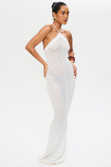 Remy Knit Maxi Dress in White