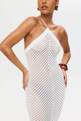 Remy Knit Maxi Dress in White