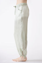 Sierra Ankle Tie Silk Joggers