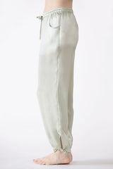 Sierra Ankle Tie Silk Joggers