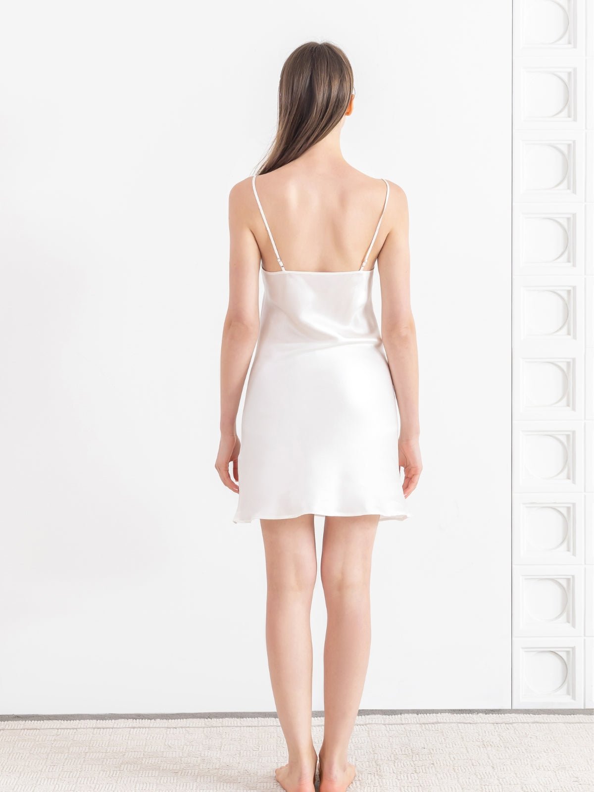Silk Chemise Slip Dress