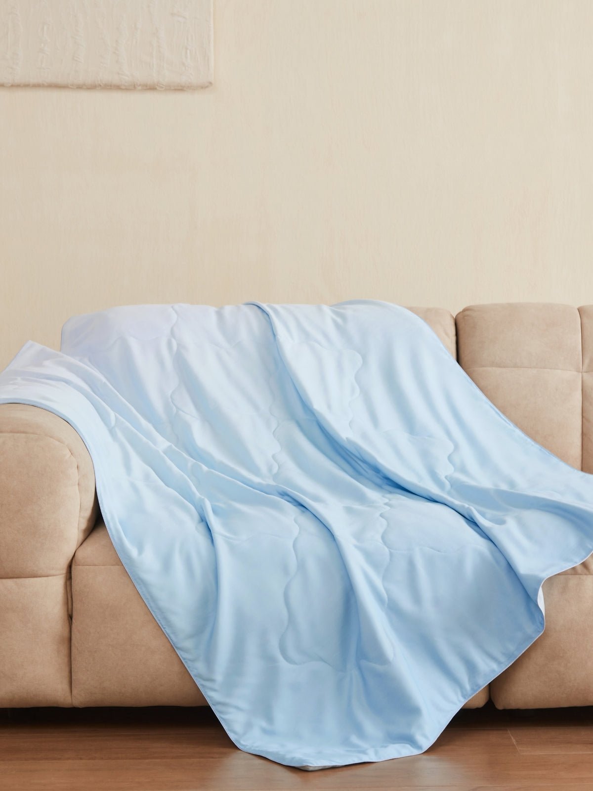 Luxury Silk Filled Throw Blanket