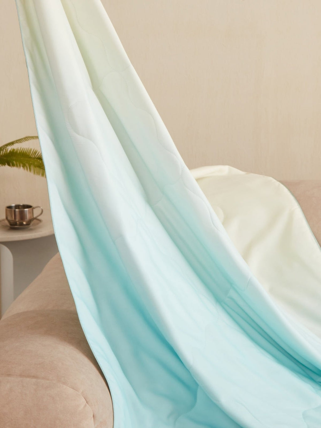 Luxury Silk Filled Throw Blanket