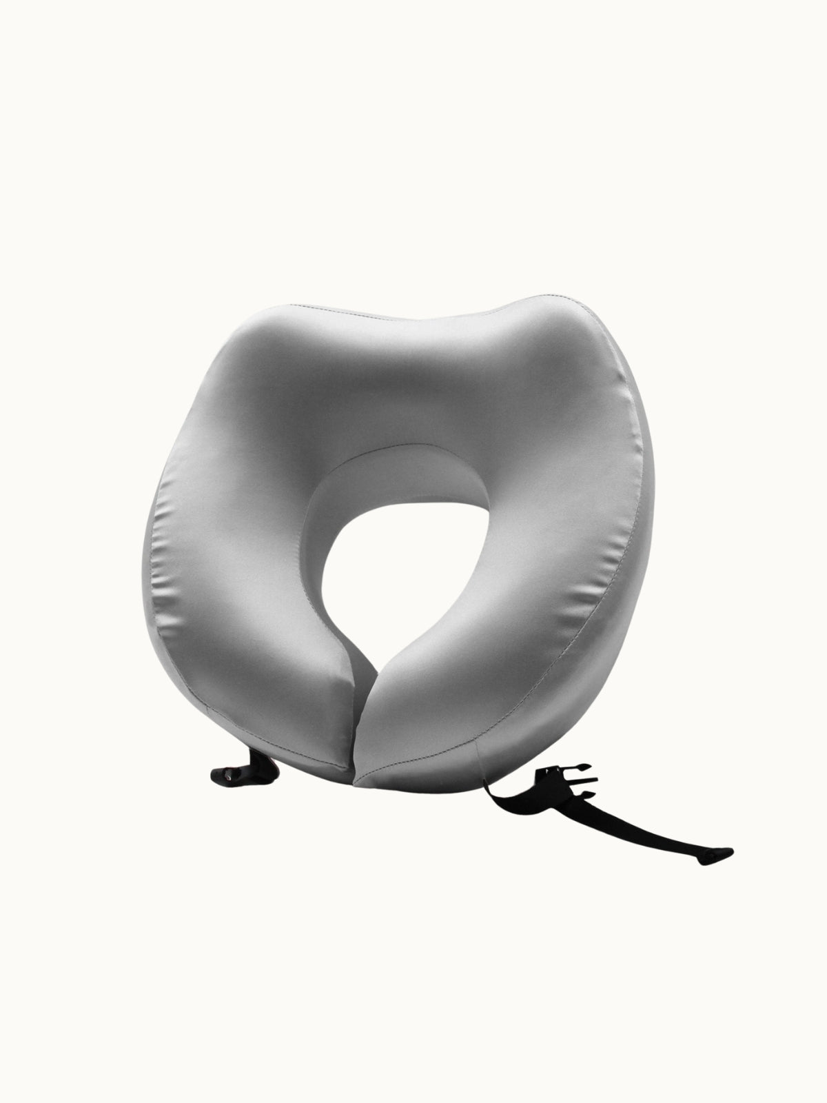Silk Travel Neck Pillow Comfortable Support Easy Travel