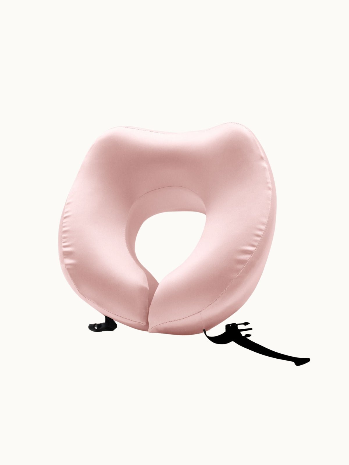 Silk Travel Neck Pillow Comfortable Support Easy Travel