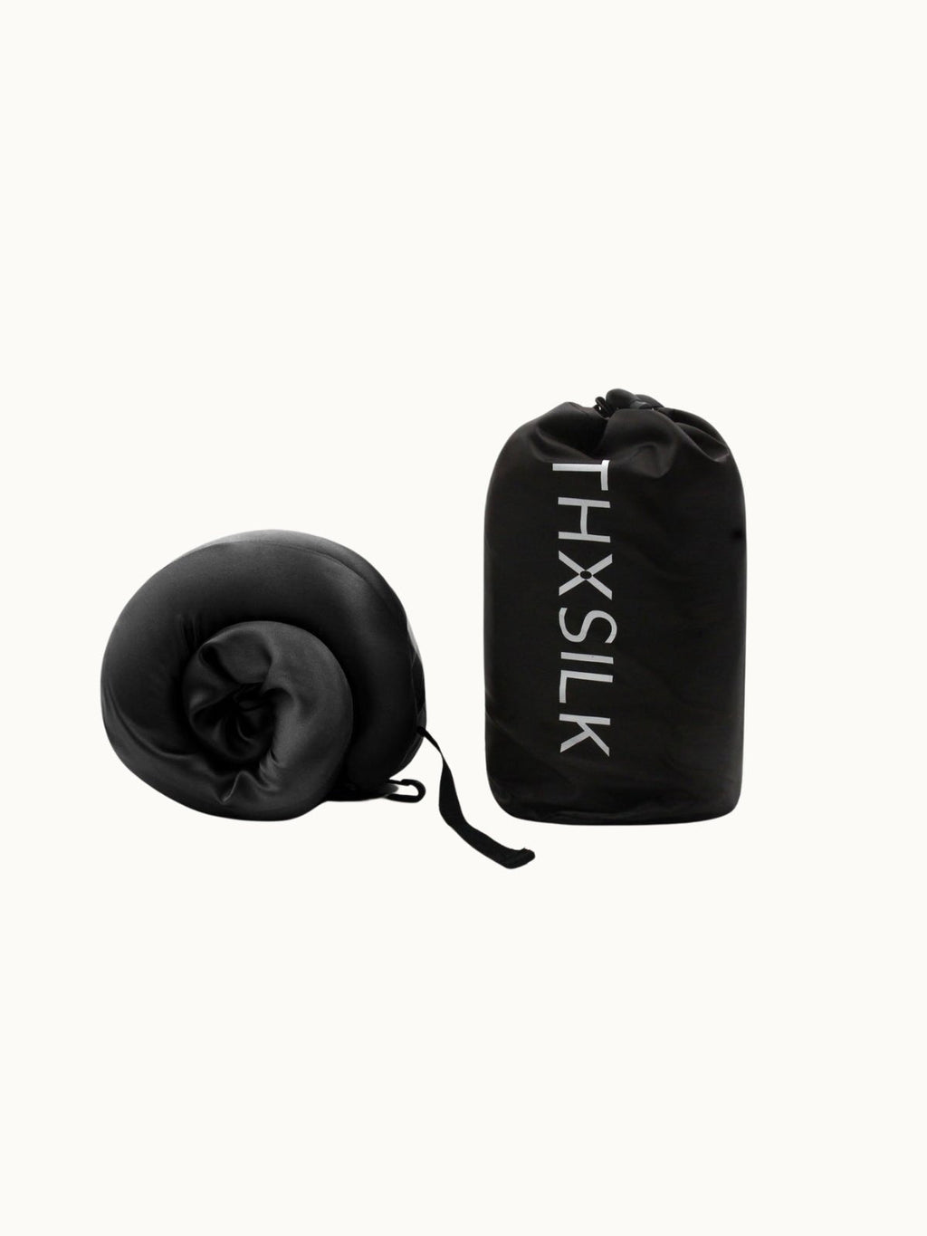 Silk Travel Neck Pillow Comfortable Support Easy Travel