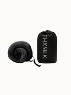 Silk Travel Neck Pillow Comfortable Support Easy Travel