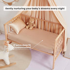 Soft Silk Crib Fitted Sheet