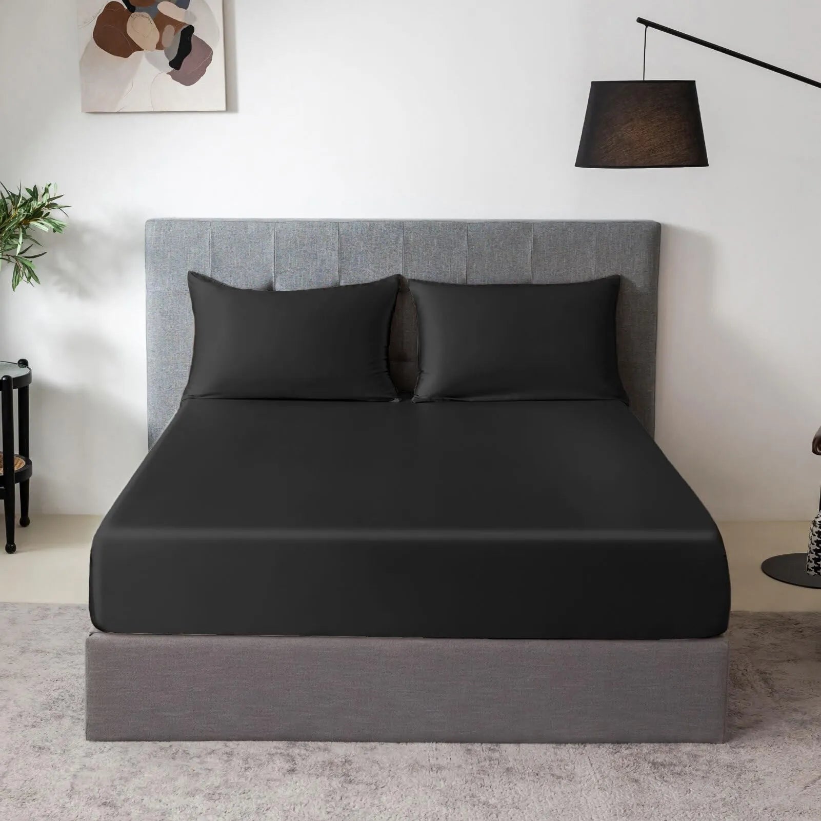 Soft Silk Fitted Sheet Set