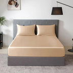 Soft Silk Fitted Sheet Set
