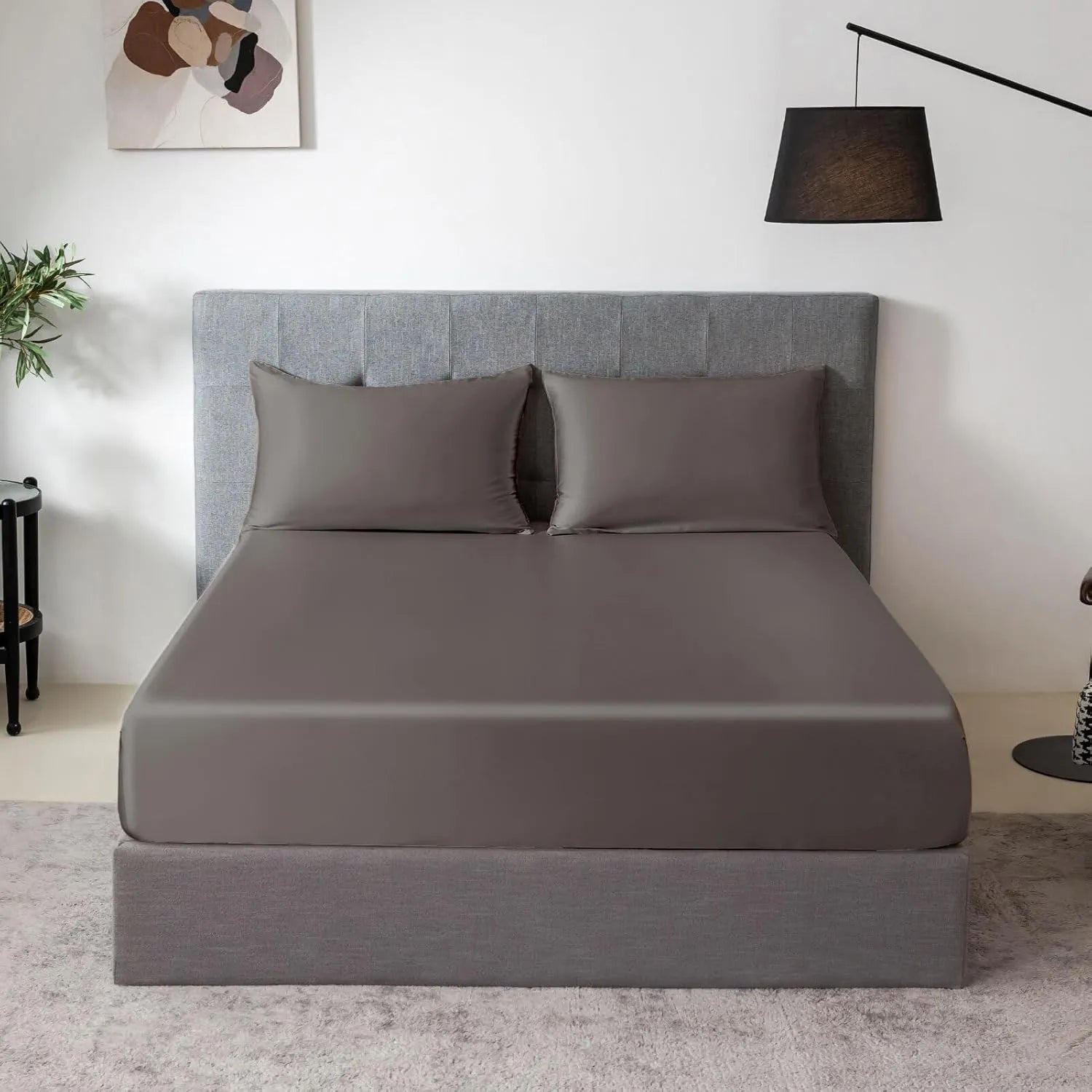 Soft Silk Fitted Sheet Set