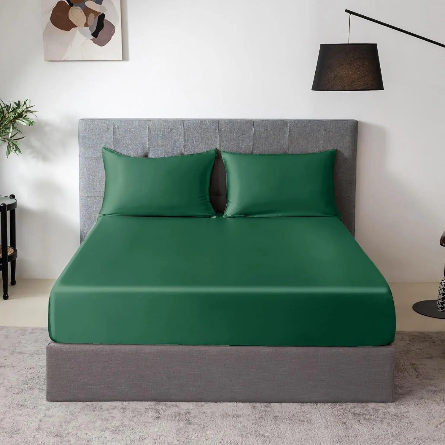 Soft Silk Fitted Sheet Set