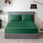 Soft Silk Fitted Sheet Set