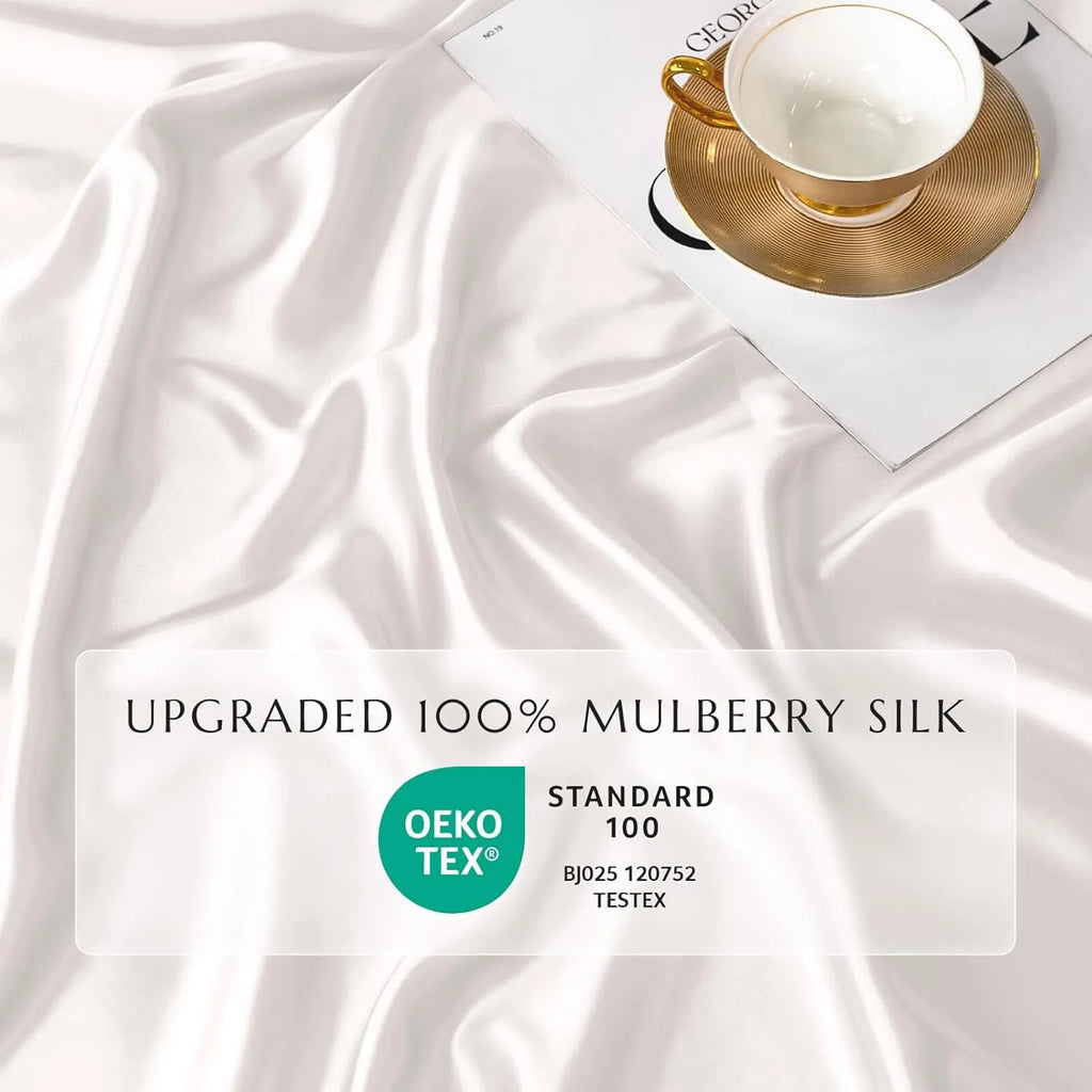 Soft Silk Fitted Sheet Set