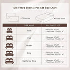 Soft Silk Fitted Sheet Set